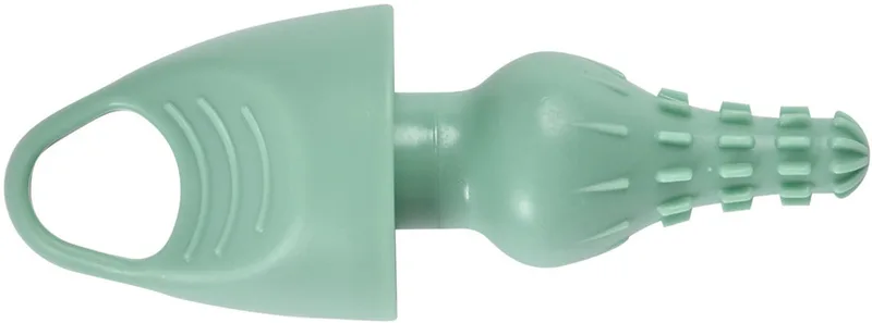 Flessenborstel van Siliconen - Zachte en Krasvrije Haren voor Babyflessen - Ronde Kop die Alle Hoeken Bereikt - Met Geïntegreerde Speenreiniger - Brede Ergonomische Greep en Ophangring - Vaatwasbestendig van Béaba in Groen – productfoto