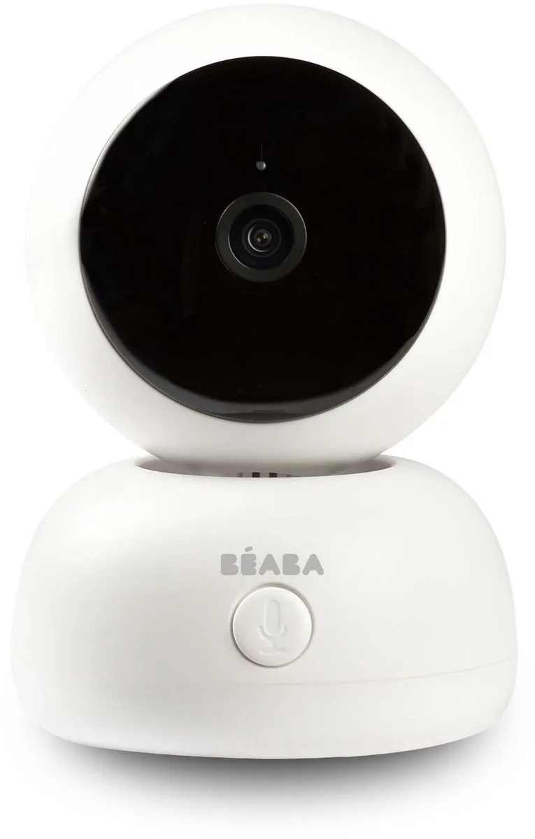 Zen Premium - Babyfoon met Video - 360° Draaibare Camera - Full HD - Infrarood Nachtzicht - Bediening via App en Ouderunit van Béaba in Wit – productfoto