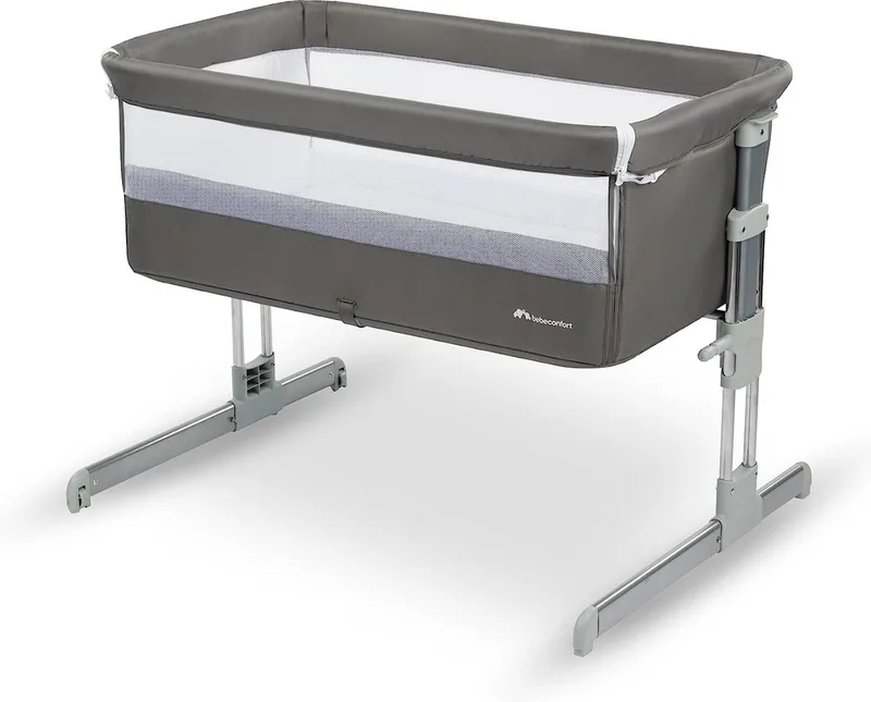 Calidoo Co-Sleeper - Grey Mist - 2-in-1 babybedje - Hoogte verstelbaar by Bébé Confort in Mist Gray – product photo