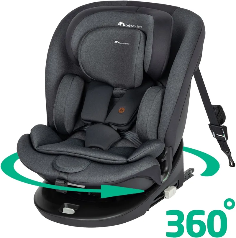 EvoluFix 360 i-Size - Autostoel - Vanaf de geboorte tot 12 jaar oud by Bébé Confort in Tinted Black – product photo