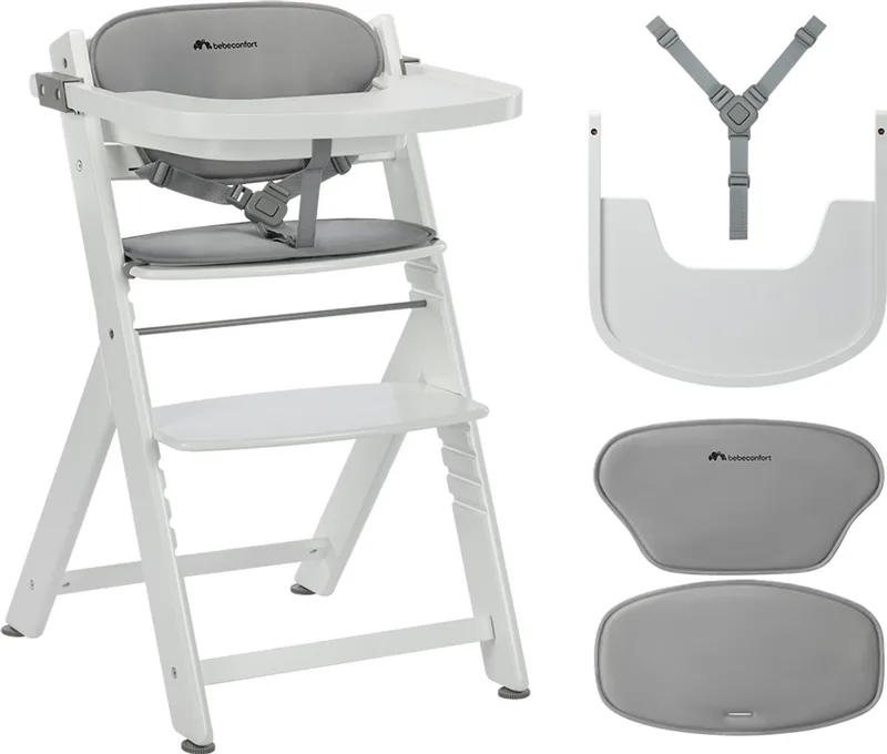 Timba2 met verkleinkussen - Kinderstoel - Vanaf 6 maanden tot 99 jaar van Bébé Confort in White – productfoto