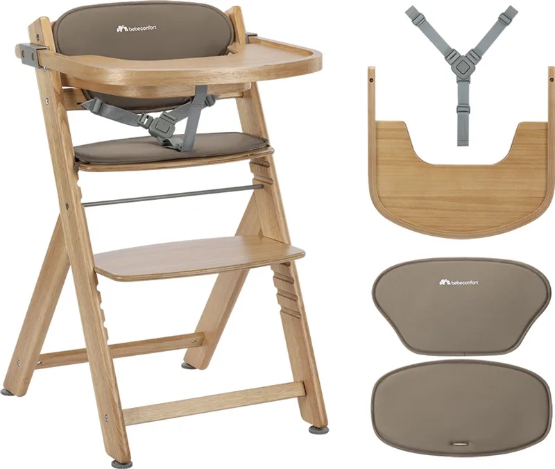 Timba2 met verkleinkussen - Kinderstoel - Vanaf 6 maanden tot 99 jaar van Bébé Confort in Natural Wood – productfoto