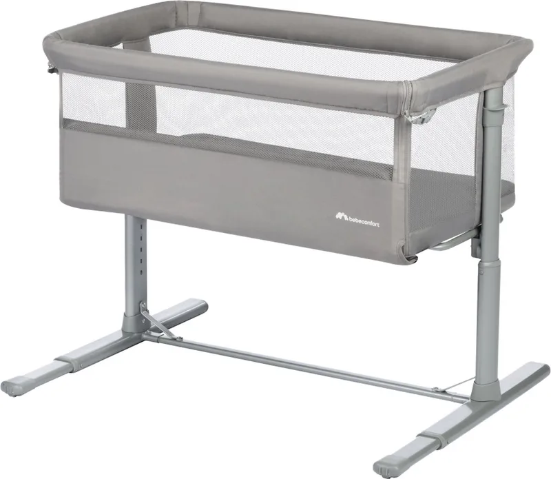 Zina Co-Sleeper - 2-in-1 babybedje - Hoogte verstelbaar van Bébé Confort in Mineral Gray – productfoto