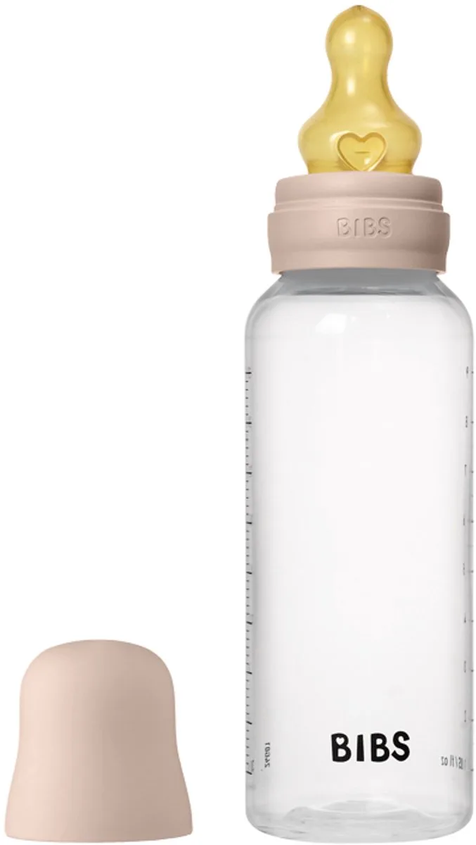 Fles - Medium Flow - 270 ml - Latex - Blush by BIBS in Roze – product photo