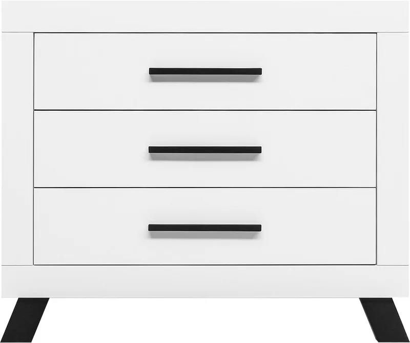 Juno Commode - Wit/Zwart de Bopita en Zwart – photo produit