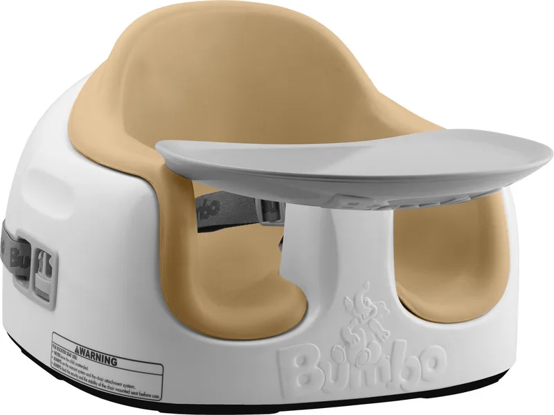 Multi Seat Nutmeg - Indigogeel - Kinderstoel - Kinderzetel - Babystoel - Stoelverhoger - Multifunctioneel by Bumbo in Geel – product photo