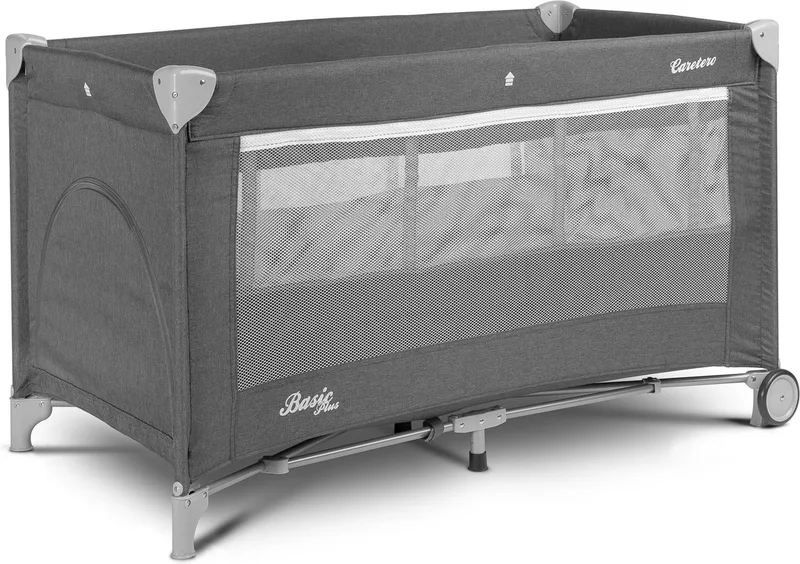 Campingbedje Basic Plus Graphite van Caretero in Grafiet – productfoto