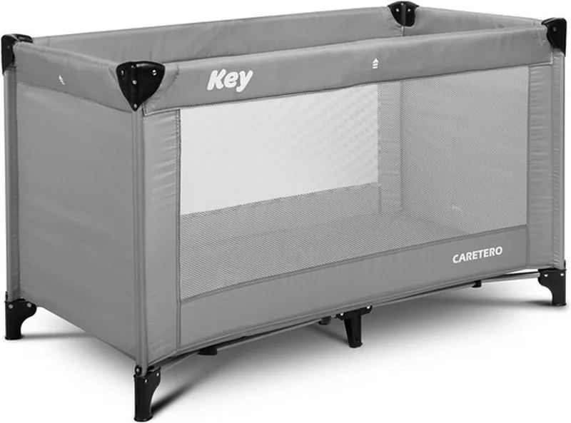 Campingbedje Key - Reisbed - Reiswieg by Caretero in Grijs – product photo
