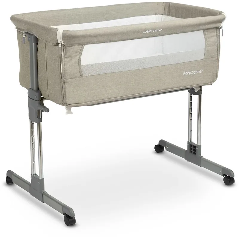 Campingbedje Sleep2Gether Gray by Caretero in Grijs – product photo