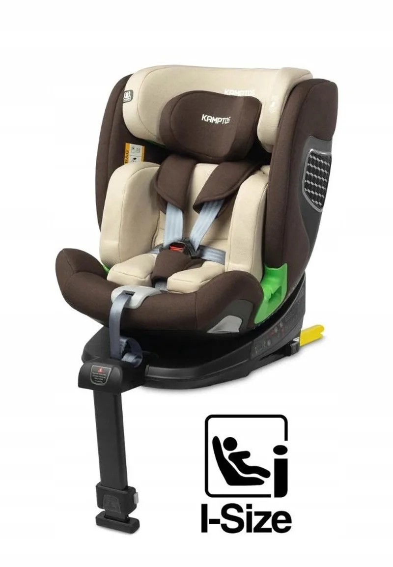 Kamptos i-Size Autostoel (40-150cm) - Draaibaar van Caretero in Beige – productfoto