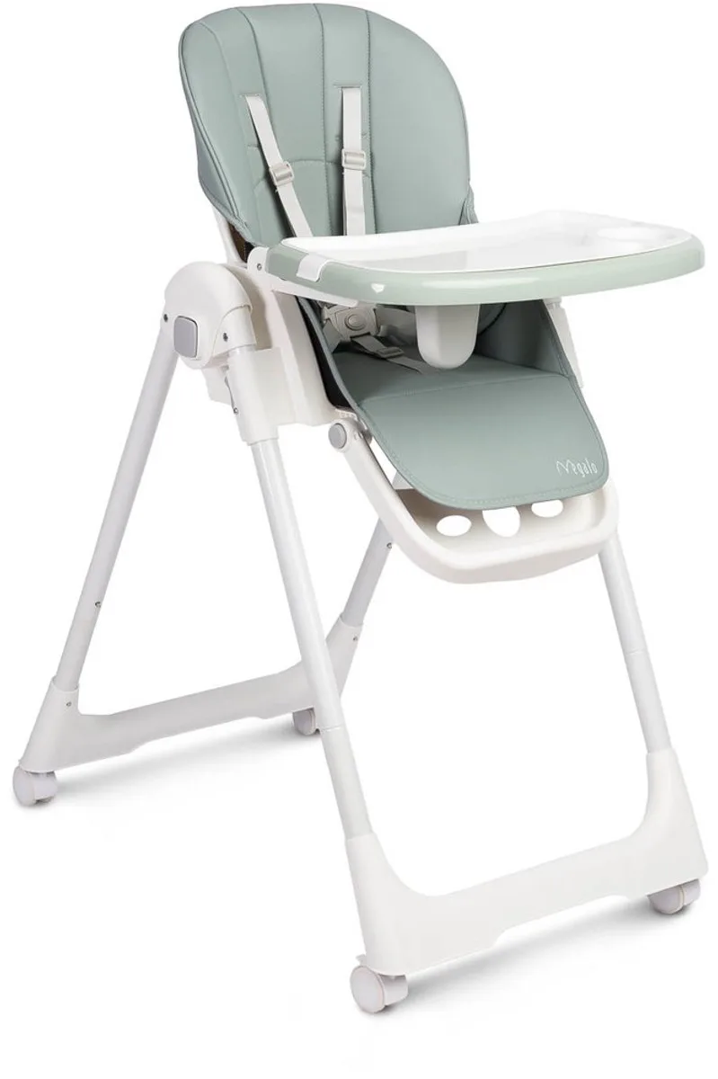 Megalo kinderstoel verstelbaar - Eetstoel van Caretero in Mint – productfoto