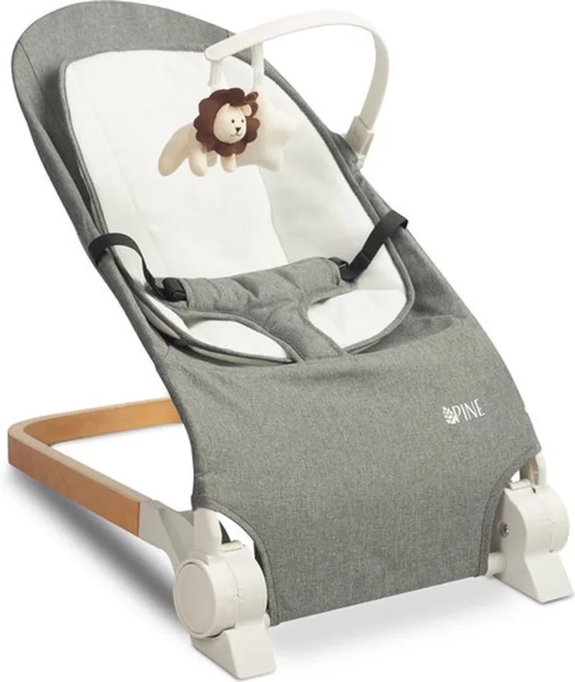 Pine Baby Bouncer - Wipstoel - Babystoel Voor Aan Tafel - Baby Stoeltje Zitten Voor Thuis - Verstelbare Babyrelax - Baby Rocker