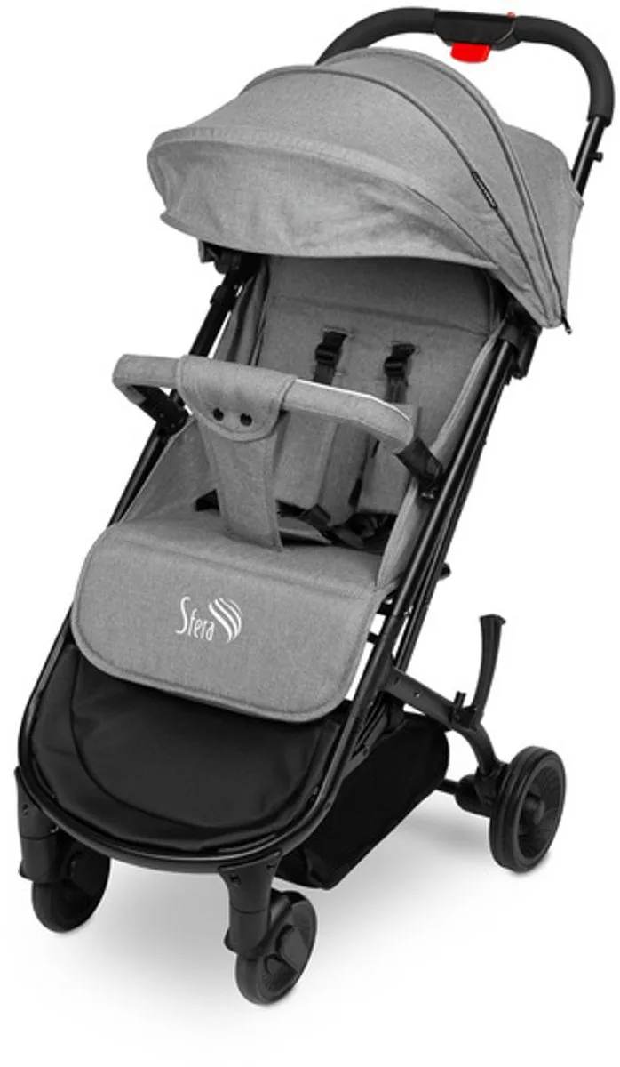 Sfera kinderwagen 7kg 6m-15kg - Lichtgewicht buggy by Caretero in Graphite – product photo