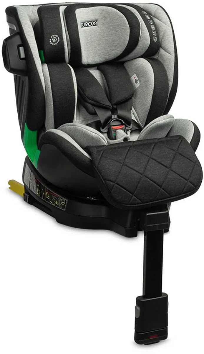 Turox i-Size Autostoel 40-150cm 360° Draaibaar by Caretero in Grijs – product photo