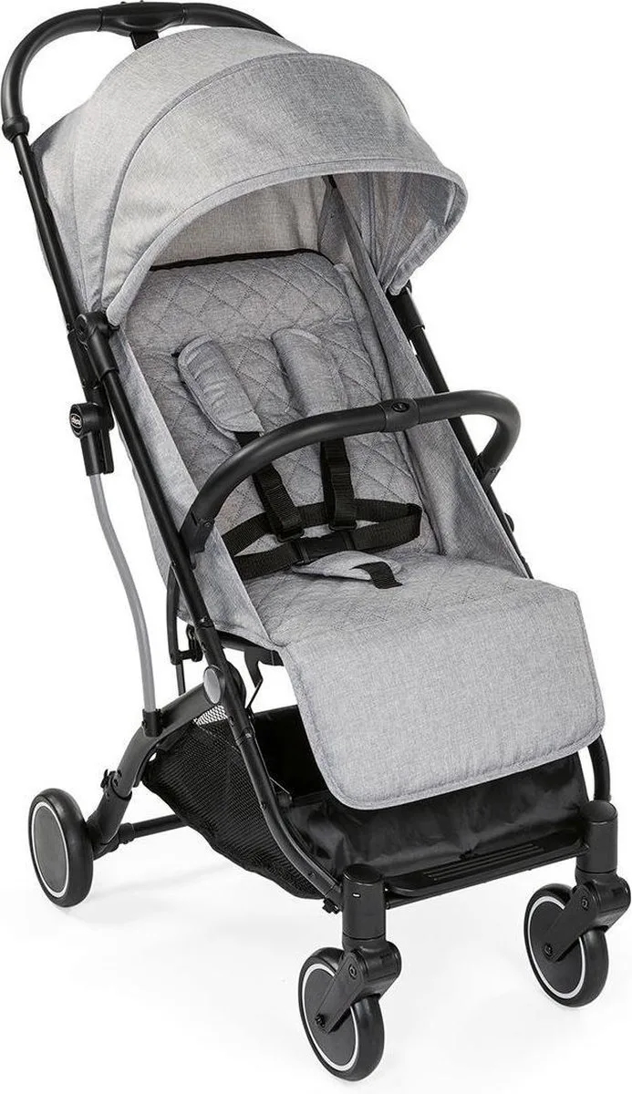 Buggy Trolley Me - Plooibuggy - Volledig inklapbare kinderwagen - Lichtgewicht - Light Grey de Chicco en Lichtgrijs – photo produit