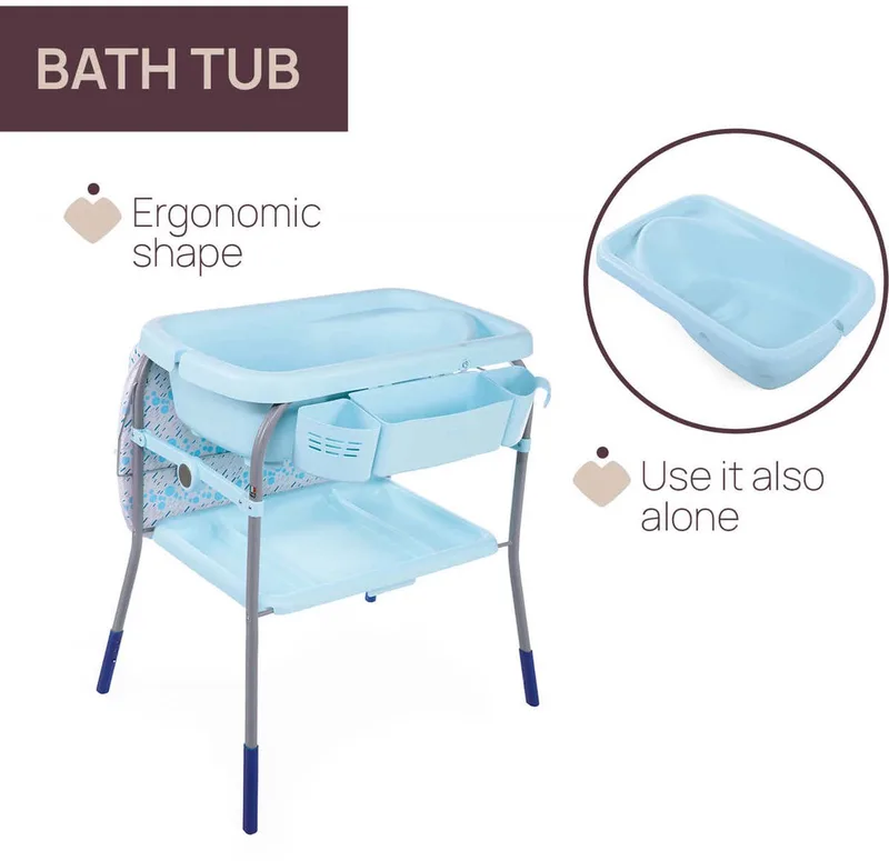 Cuddle&bubble Babybad / dressior by Chicco in Ocean – product photo
