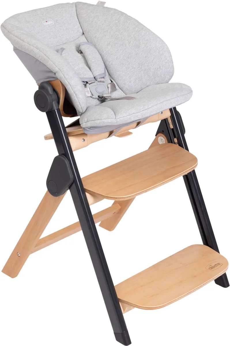 Meraviglia - Kinderstoel - Eetstoel - Ebony van Chicco in Hout – productfoto