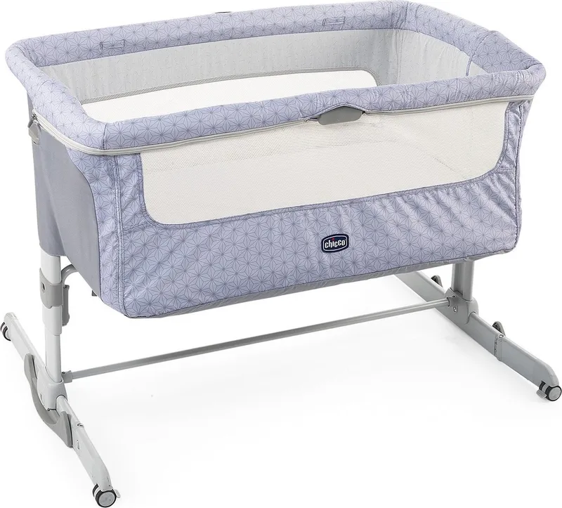 Next2Me Co-Sleeper Dream - Babybed - Wieg - Aanschuifbed - Inclusief Wiegmatras - Sage van Chicco in Lichtblauw – productfoto
