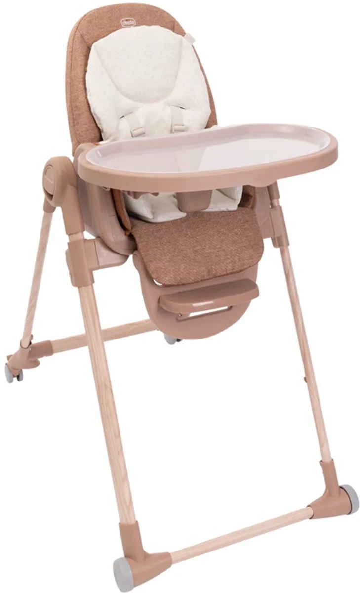 Polly Armonia Eetstoel - Terracotta van Chicco in Bruin – productfoto