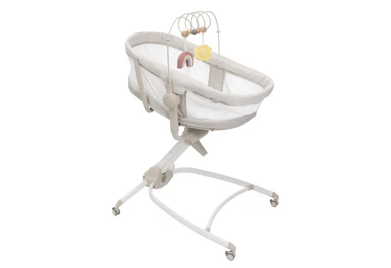 Stubenwagen Baby Hug 4in1 Armonia, Stubenwagen, Liegesessel, Hochstuhl und erster Stuhl in Einem! van Chicco in Beige – productfoto