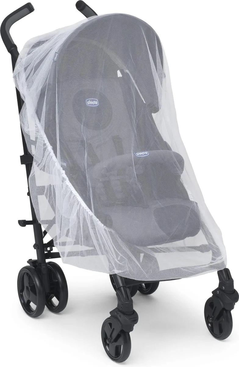 UNIVERSEEL MUGGENNET VOOR BUGGY de Chicco en Wit – photo produit