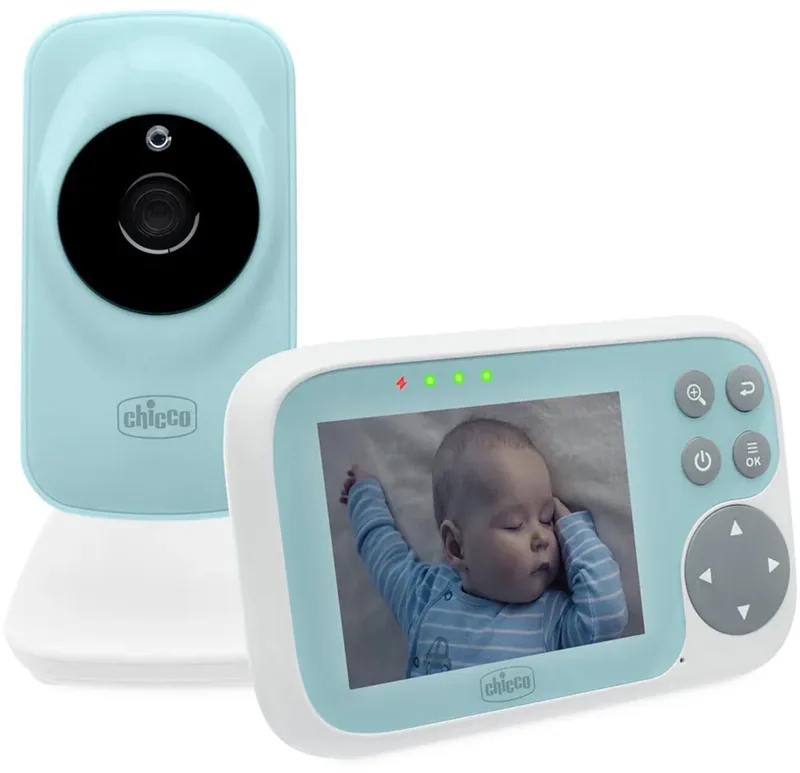 video start babyfoon infrarood nachtzicht van Chicco in Turquoise – productfoto