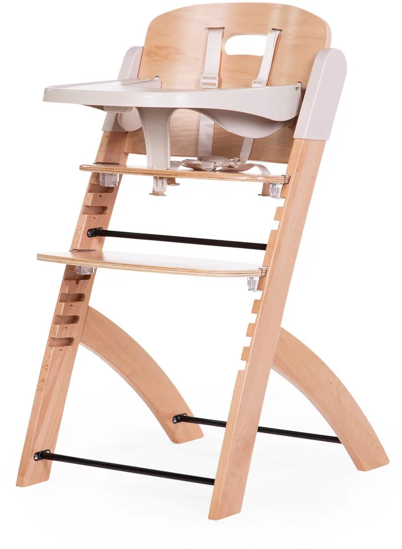 EVOSIT Meegroeistoel met Eettablet - Verstelbaar en Stijlvolle Kinderstoel - Vanaf 6m - 0 tot 85kg van Childhome in Natural – productfoto