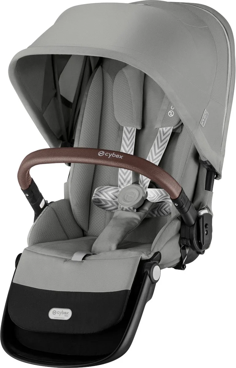 Gazelle S 2e Buggyzit - Kinderwagen - Silver Frame by Cybex in Stone Grey – product photo