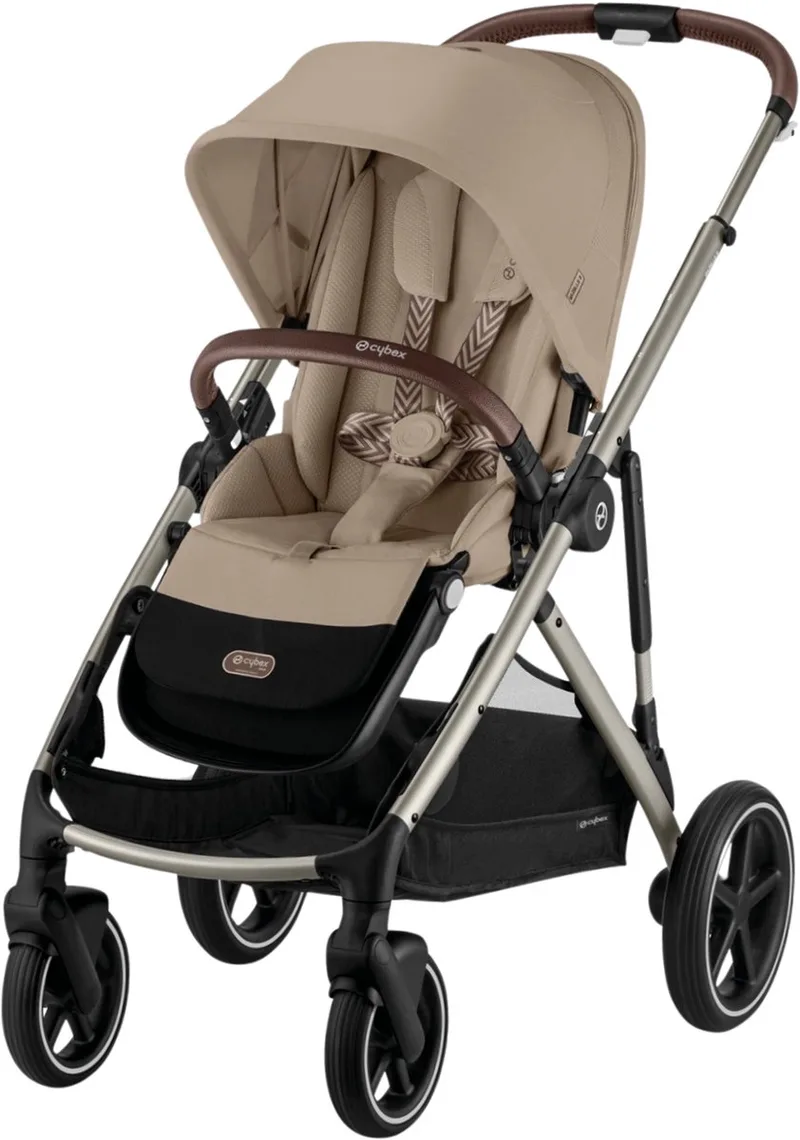 Gazelle S - Kinderwagen - Taupe Frame by Cybex in Almond Beige – product photo