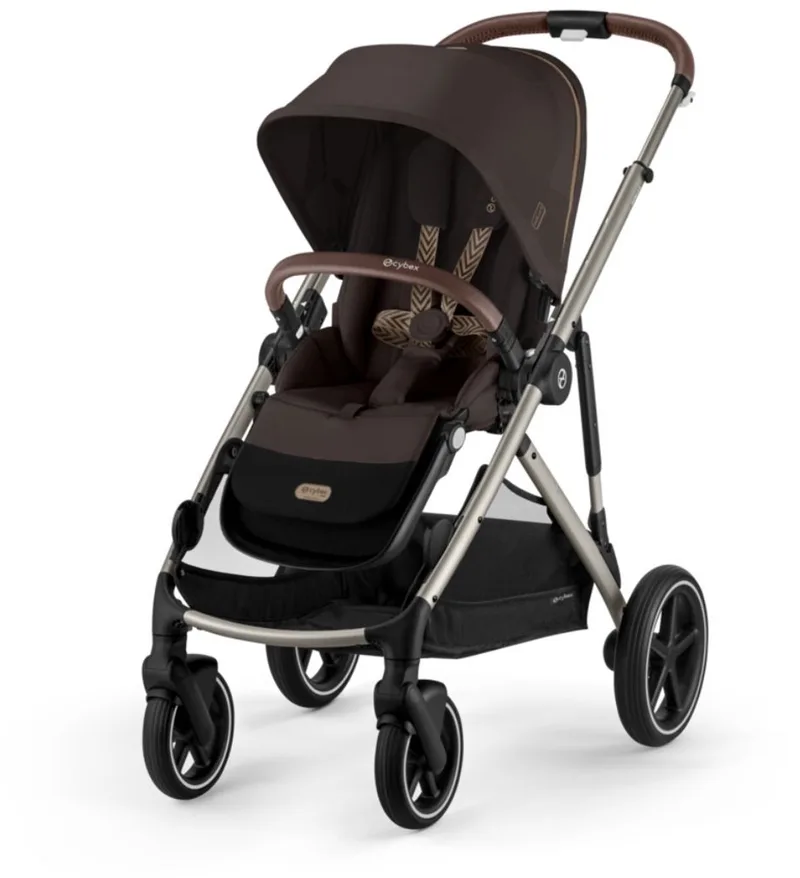 Gazelle S - Kinderwagen - Taupe Frame de Cybex en Chocolate Brown – photo produit