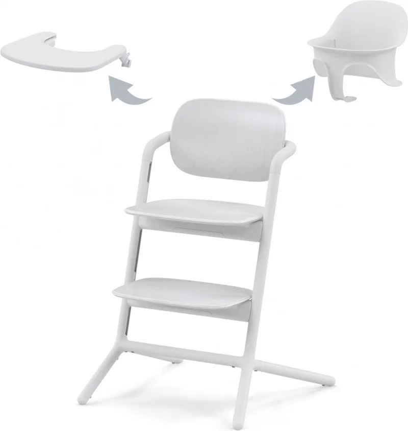Lemo Kinderstoel 3-in-1 Set by Cybex in All White – product photo