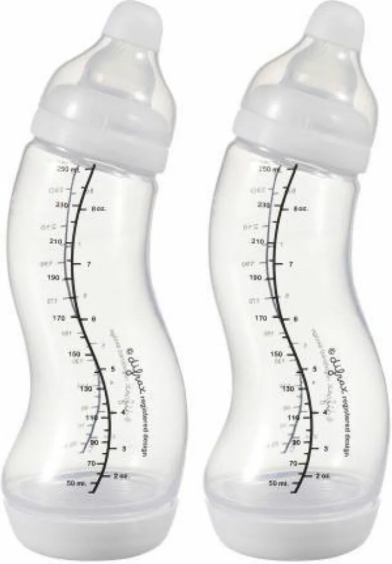 Baby fles Small - 250 ml - 2 Stuks by Difrax in Blauw – product photo