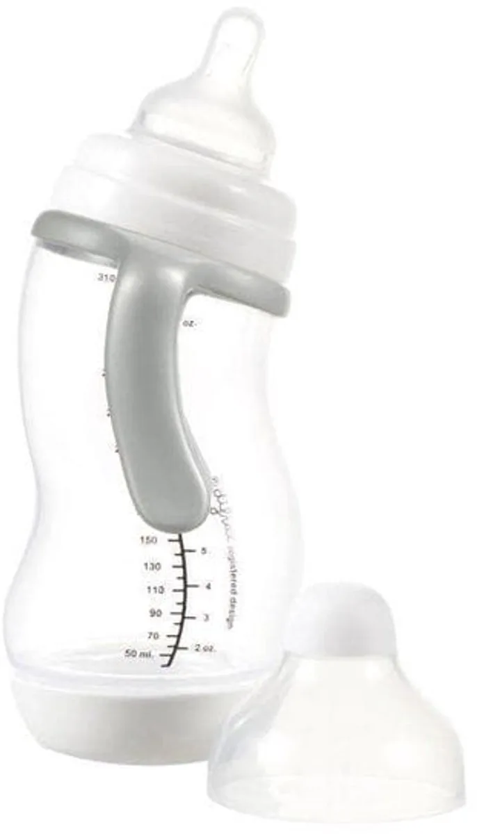 Babyfles Papfles - 310 ml - 1 Stuk - S-fles - Anti Koliek van Difrax in Wit – productfoto
