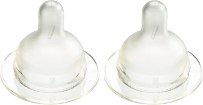 Flessenspeen Wide voor brede babyflessen - Maat - 2 stuks van Difrax in Large – productfoto