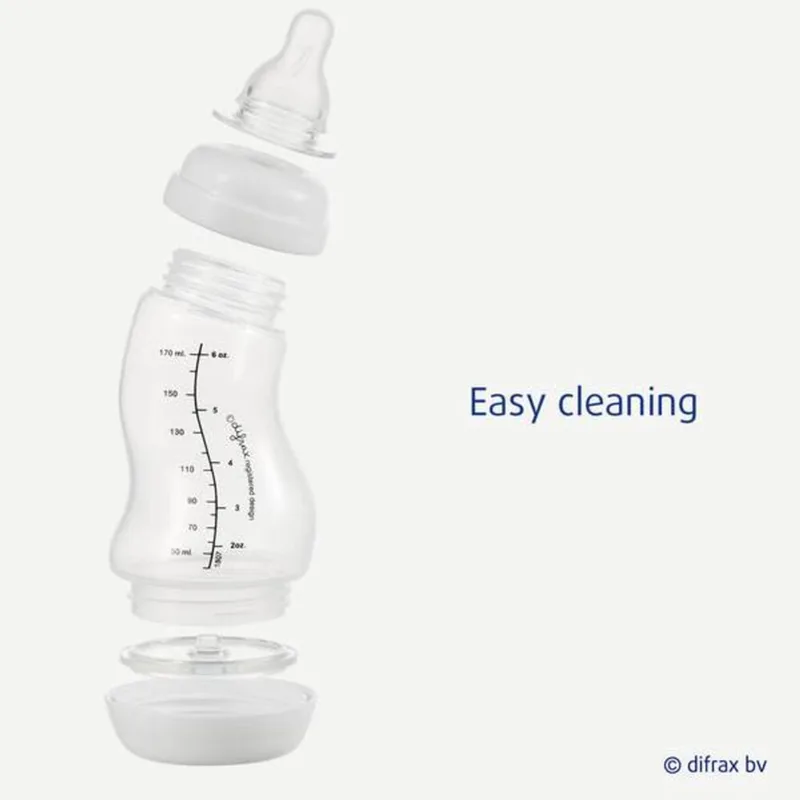 S-Fles Natural - 2 x 250 ml - Voordeelverpakking van Difrax in Blossom – productfoto
