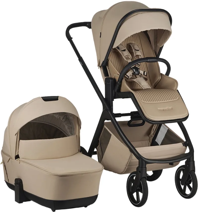 Zoey 2-in-1 Kinderwagen - Almond Taupe de Easywalker en Beige – photo produit