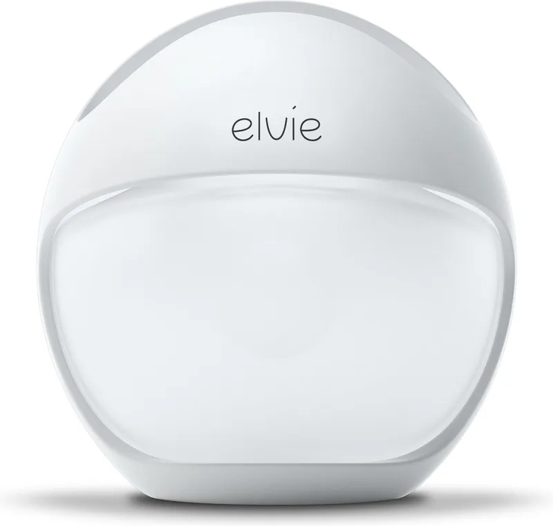 Curve - Manuele borstkolf - Draagbaar van Elvie in Transparant – productfoto