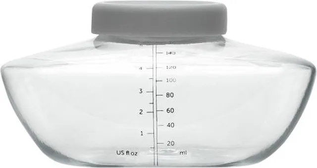 Pump Moedermelkflesjes Bewaarflesjes - BPA-vrij - 150ml - 3 Flessen & 3 Deksels