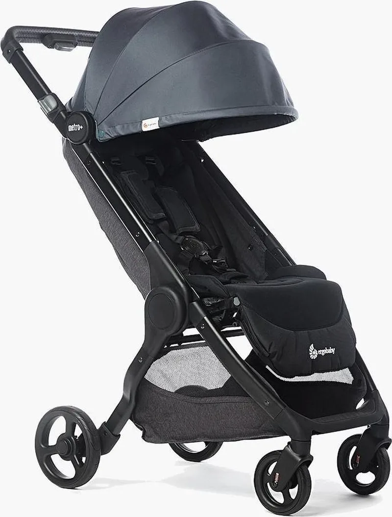 Metro+ Compact City Stroller -Buggy Slate - 0 tot 4 jaar de Ergobaby en Grijs – photo produit