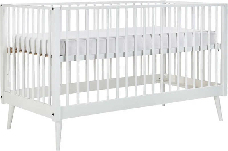 Evy Babybed 70 x 140 cm van Europe Baby in Wit – productfoto