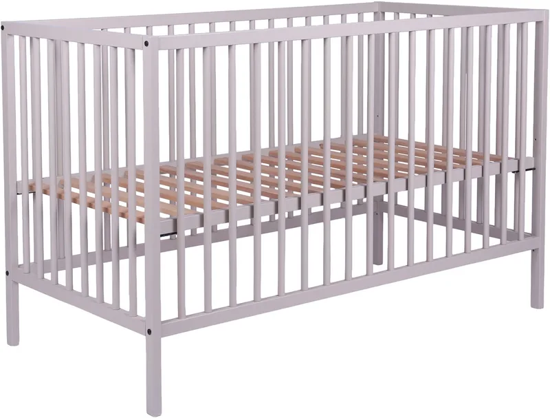 Ledikant - Solid Beech - 60 x 120 cm van Europe Baby in Oatmeal – productfoto