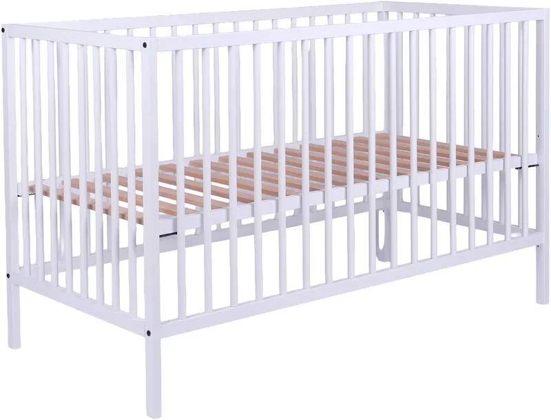 Ledikant - Solid Beech - 60 x 120 cm by Europe Baby in Wit – product photo