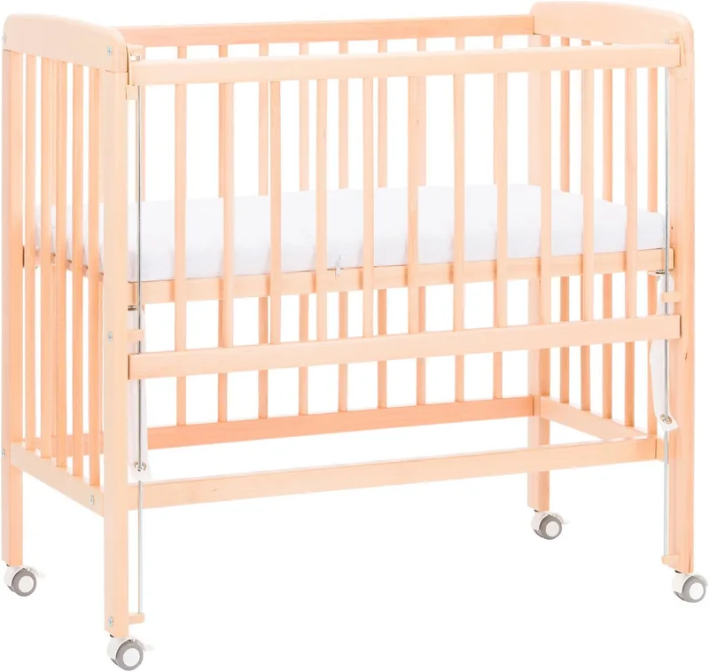 Beistellbett Nino, inkl. Matratze, Made in Europe de Fillikid en Beige – photo produit