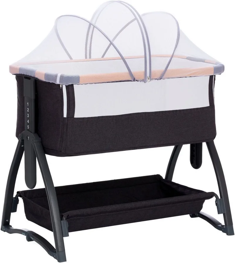 Beistellbett Scandic van Fillikid in Grau – productfoto