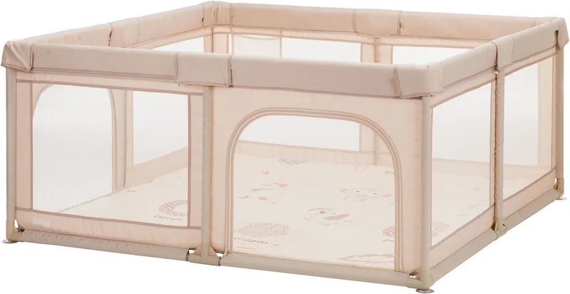 Laufgitter Malta mit Boden, mit Transporttasche by Fillikid in Beige – product photo