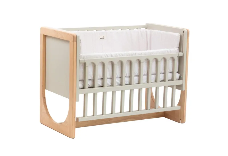 Beistellbett HATO inkl. Matratze Babybett in Natur by Geuther – product photo