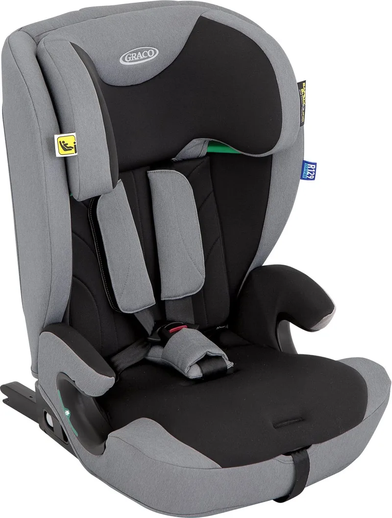 Energi - Autostoel - inclusief ISOFIX en Top Tether - 76 tot 150 cm (ca. 15 maanden tot 12 jaar) - i-Size R129 van Graco in Meteor – productfoto