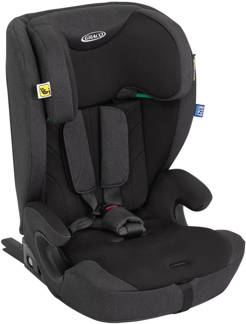 Energi - Autostoel - inclusief ISOFIX en Top Tether - 76 tot 150 cm (ca. 15 maanden tot 12 jaar) - i-Size R129 van Graco in Midnight – productfoto
