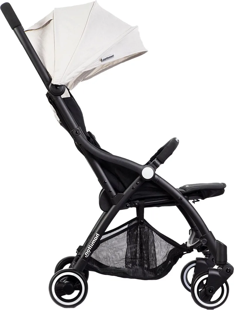 S1 Plus Buggy - MagicFold - Tot 22 kg - Compacte Wandelwagen - Inklapbare Plooibuggy - Reisbuggy van Hamilton by Yoop in White Sand – productfoto
