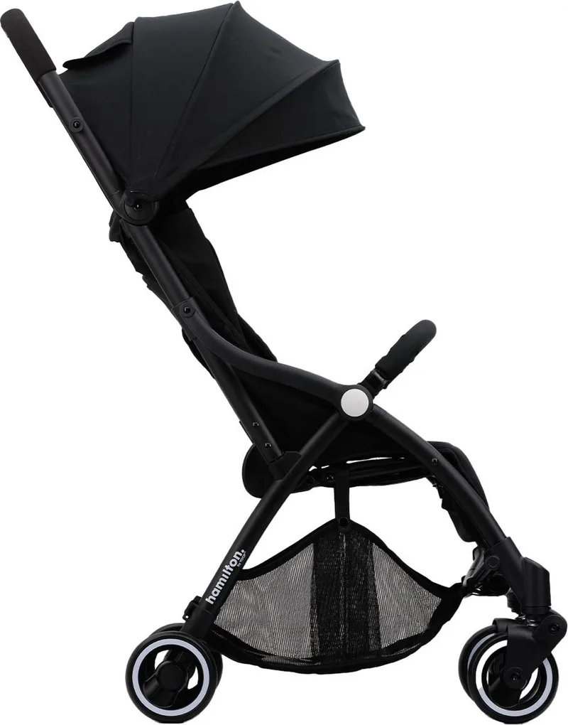 S1 Plus Buggy - MagicFold - Tot 22 kg - Compacte Wandelwagen - Inklapbare Plooibuggy - Reisbuggy by Hamilton by Yoop in Zwart – product photo